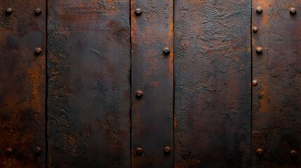 Fototapeta premium Rusty Metal Panels Background Texture