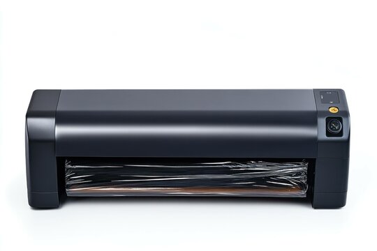 Professional thermal laminator for home and office use, featuring modern design, sleek black color, and high functionality for preserving documents and photos