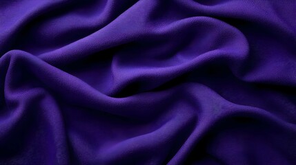 Obraz premium Close Up View Of Draped Purple Fabric Texture