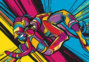 Naklejka premium abstract colorful background