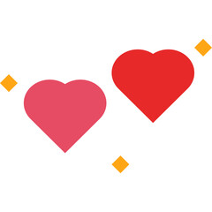 love sparcle decoration red and pink