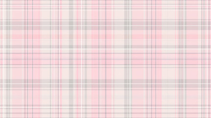 Soft Pastel Pink and White Checkered Pattern - Subtle Textile Texture