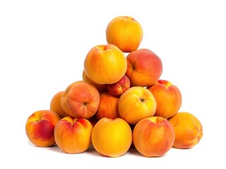 Pile of fresh ripe nectarines