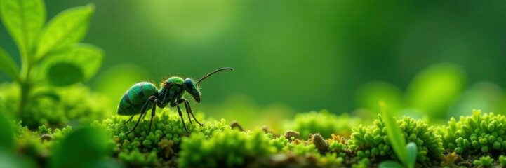 Fototapeta premium Verde hormig?n con plantas , verde, hormig?n, planta