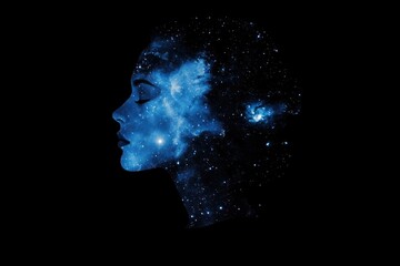 Cosmic Woman: A Celestial Portrait