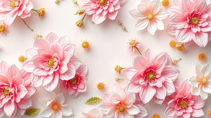 Soft and Serene Pastel Florals: Delicate Textures for Ethereal Designs