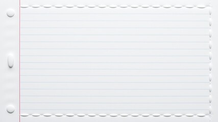 Elegant Note-Taking Border with Intricate Embossing