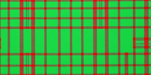 Obraz premium Christmas Plaid Backdrop with Red and Green Stripes