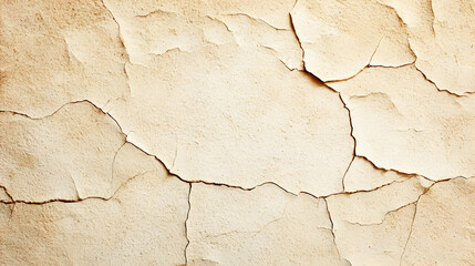 Fototapeta premium Beige Cracked Texture Background