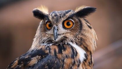 Obraz premium Ural owl scient. name Strix uralensis bird animal, AI generated