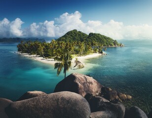 tropical island in thailand