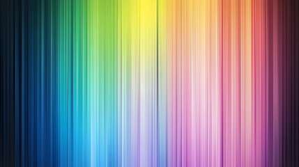 Vibrant Rainbow Vertical Stripes Abstract Background