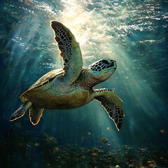 green sea turtle