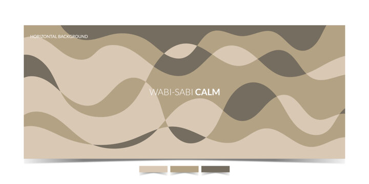 BACKGROUND 433 WITH THEMES OF WABI-SABI CALM EARTHY COLORS
