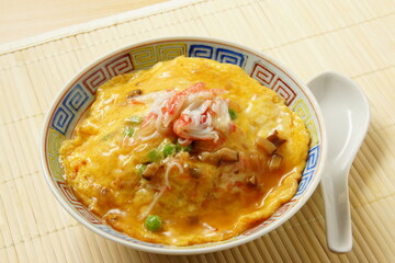 天津飯　中華料理