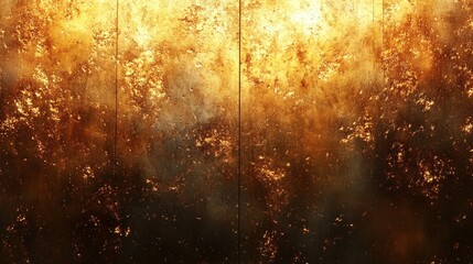 Obraz premium Fiery textured background, studio backdrop, smoky, golden, fire effect, design element