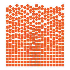 top to bottom transformation from  chaos to structured organization 