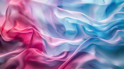 Obraz premium Waves of Color Transitioning from Pink to Blue with a Festive Feel