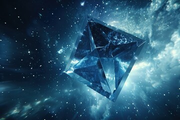 Intriguing Geometric Figure in Space Suggests Possible Artificial Origin