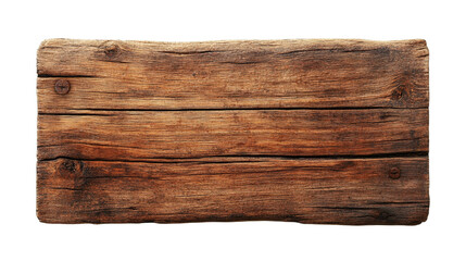 Wooden sign with black background displaying text and texture for indoor or outdoor use on white background , cut out.