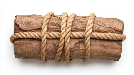 Obraz premium Rustic Brown Package Tied with Tan Rope