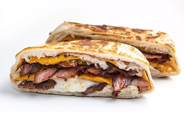 bacon and cheese sandwich