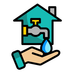 Water Supply Icon