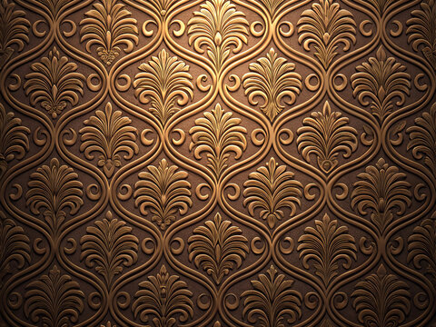 damask pattern background 
