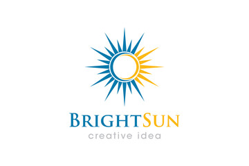 Sun Logo and Icon Template