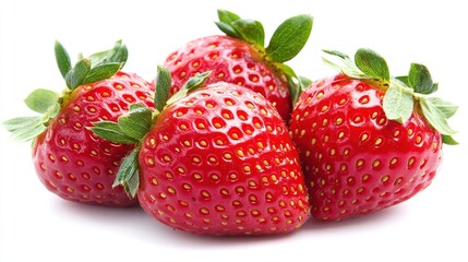 Fresh Red Strawberries  Juicy Fruit  Healthy Food