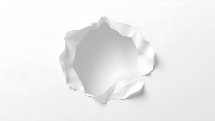 PNG Cricle hole in white paper background design abstract.