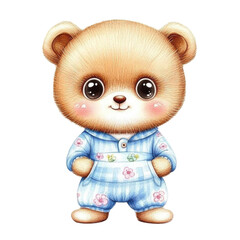 baby doll isolated on white
