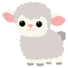 Cute animal sheep illustration 