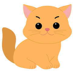 Cute animal cat illustration 