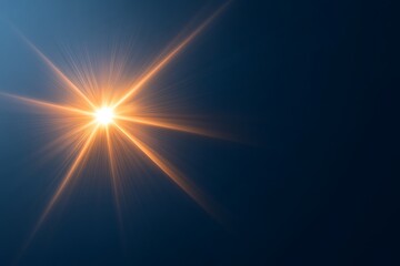 Obraz premium Dark cosmic environment with radiant starburst abstract background - close-up view