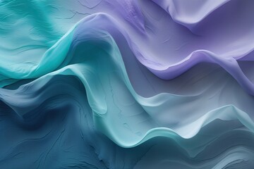 Obraz premium Vibrant Aqua Teal Lavender Gray Gradient Background with Smooth Texture and Color Blend