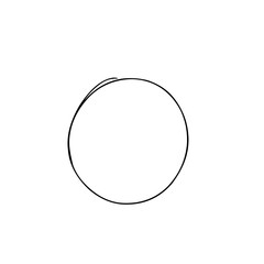 Imperfect Circle Doodle Illustration