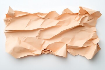 Crumpled paper abstract background texture studio setting artistic composition close-up view