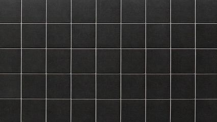 Close-up of black ceramic tile texture background