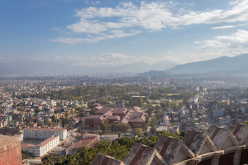 Kathmandu area as seen from Swayambhunath Stupa, Swayambhunath, Kathmandu, Nepal