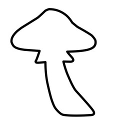 Mushroom Outline 