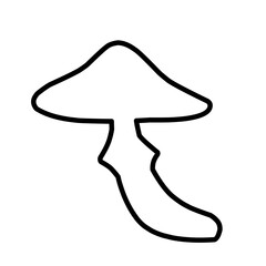 Mushroom Outline 