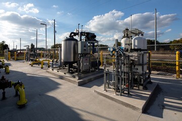 CNG distribution plant