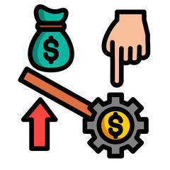 Leverage Effect Icon