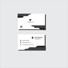 Modern and Minimalist Business Card Design.
