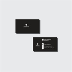 Modern and Minimalist Business Card Design.
