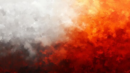 Fototapeta premium Abstract Painting Gradient Transition Fiery