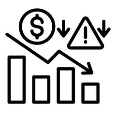 Bankruptcy Risk Icon