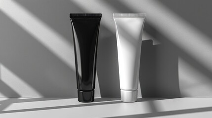 Face Wash Tube Mockup Cosmetic Product