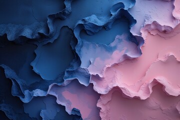 Creative Indigo to Soft Pink Gradient Background with Abstract Texture Design